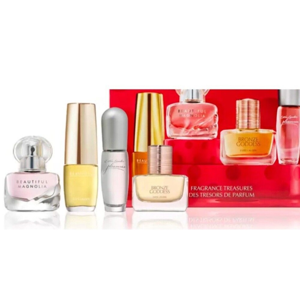 Estee Lauder PERFUME TREASURES 4 PCS Mini Perfume Set  -  New